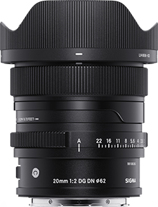 Sigma 20mm F2 DG DN Contemporary